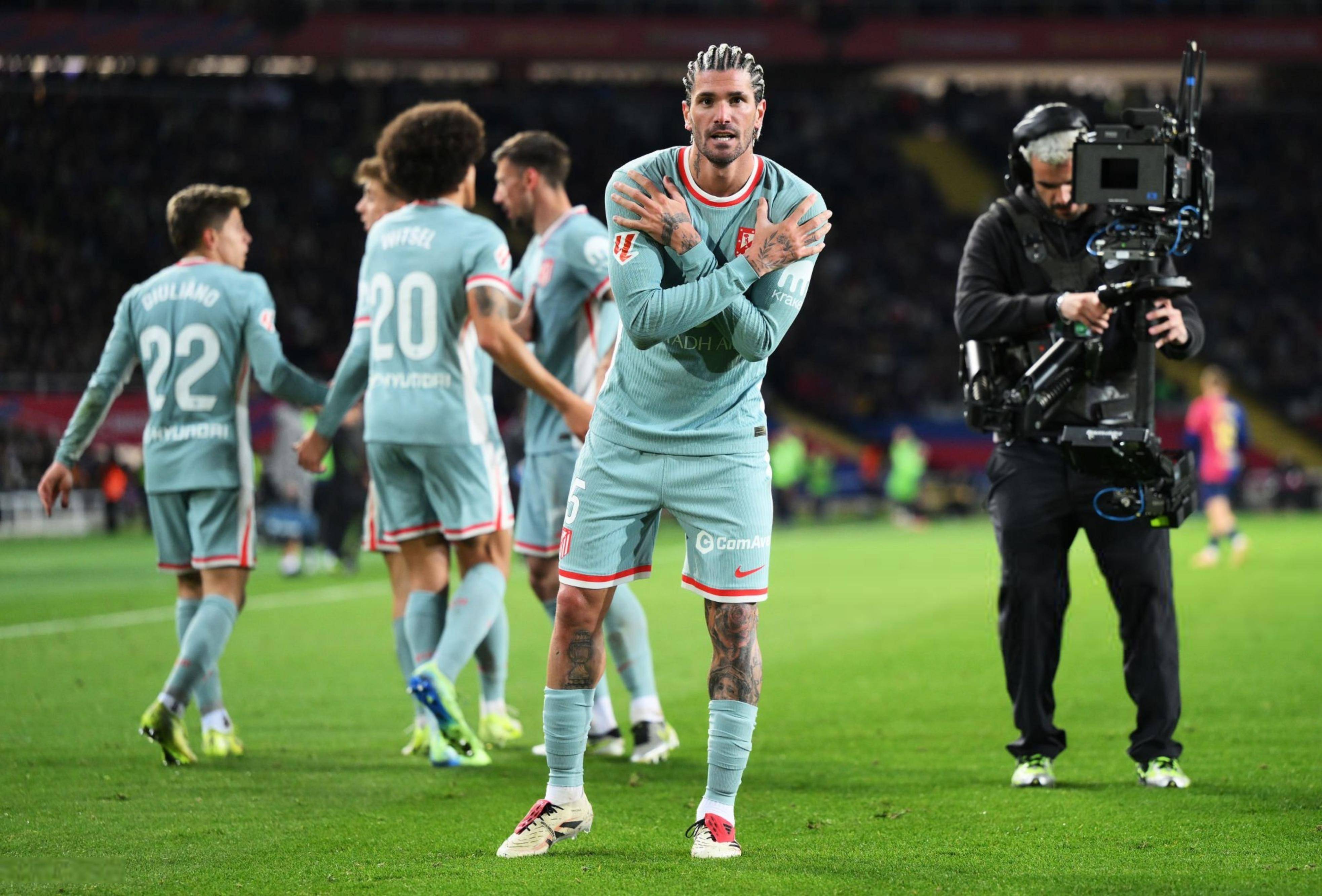 马德里竞技迎意甲关键赛；关键时刻远射贴柱；更衣室稳定；高层口径保持一致(意甲的进球拿袋子装起来)